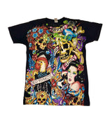 KUSTOM ED HARDY MULTICOLOR SKULL DRESS