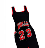 BULLS MAXI DRESS BLACK