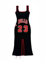 BULLS MAXI DRESS BLACK