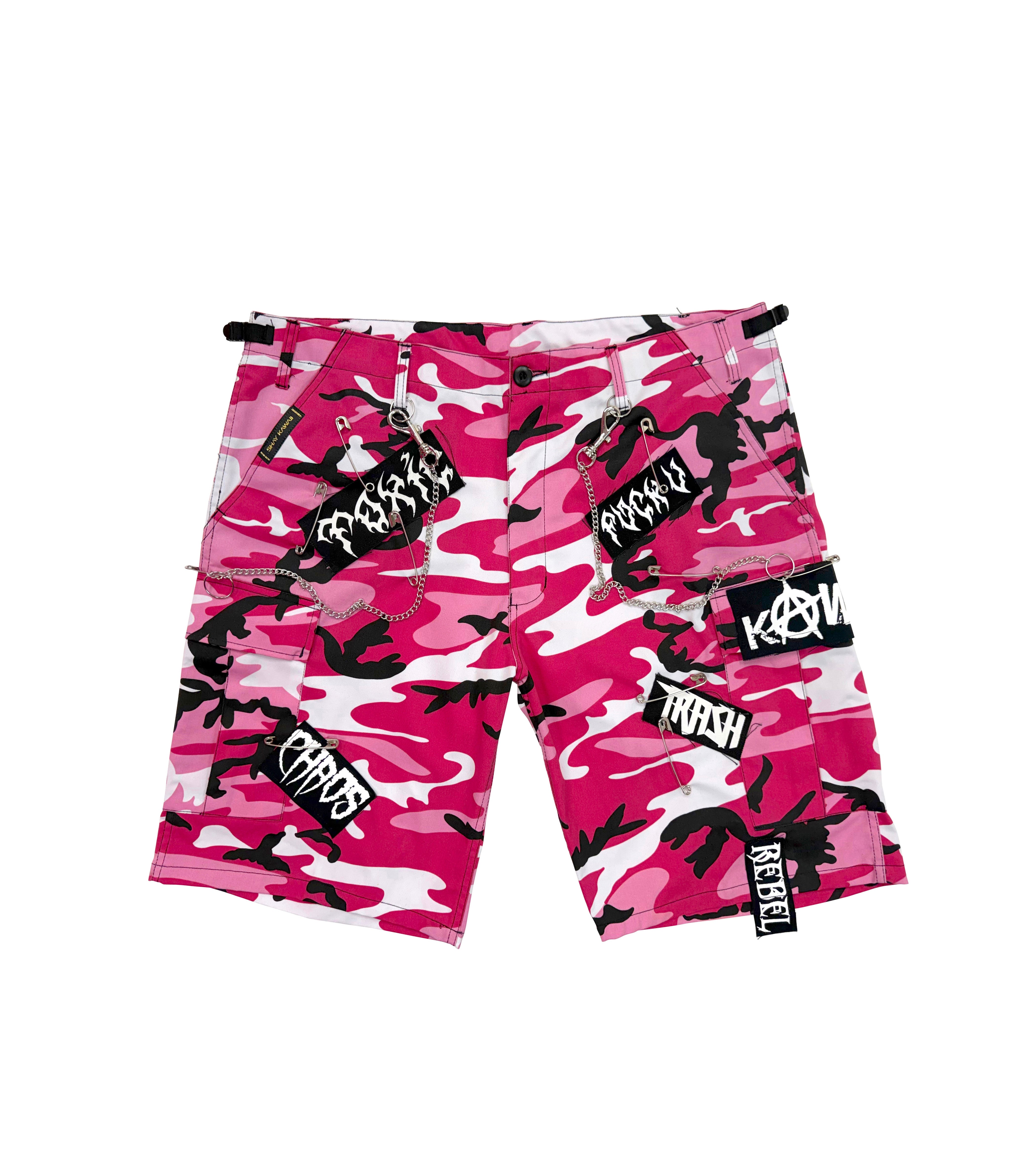 RTS PINK CAMO SHORTS // SIZE 40 / XL