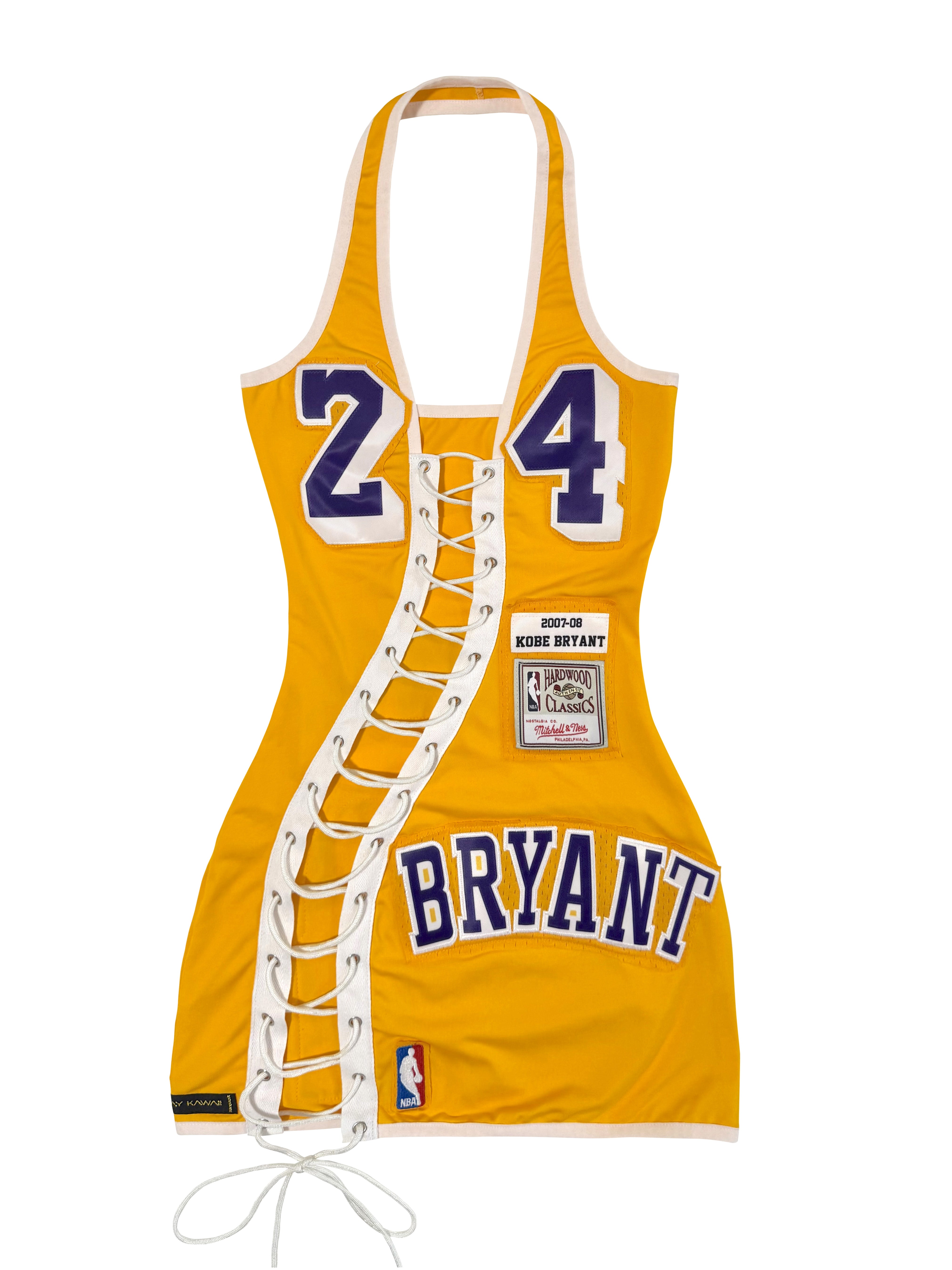 LAKERS LACE-UP DRESS YELLOW 2XL LAKERS LACE-UP DRESS YELLOW 2XL