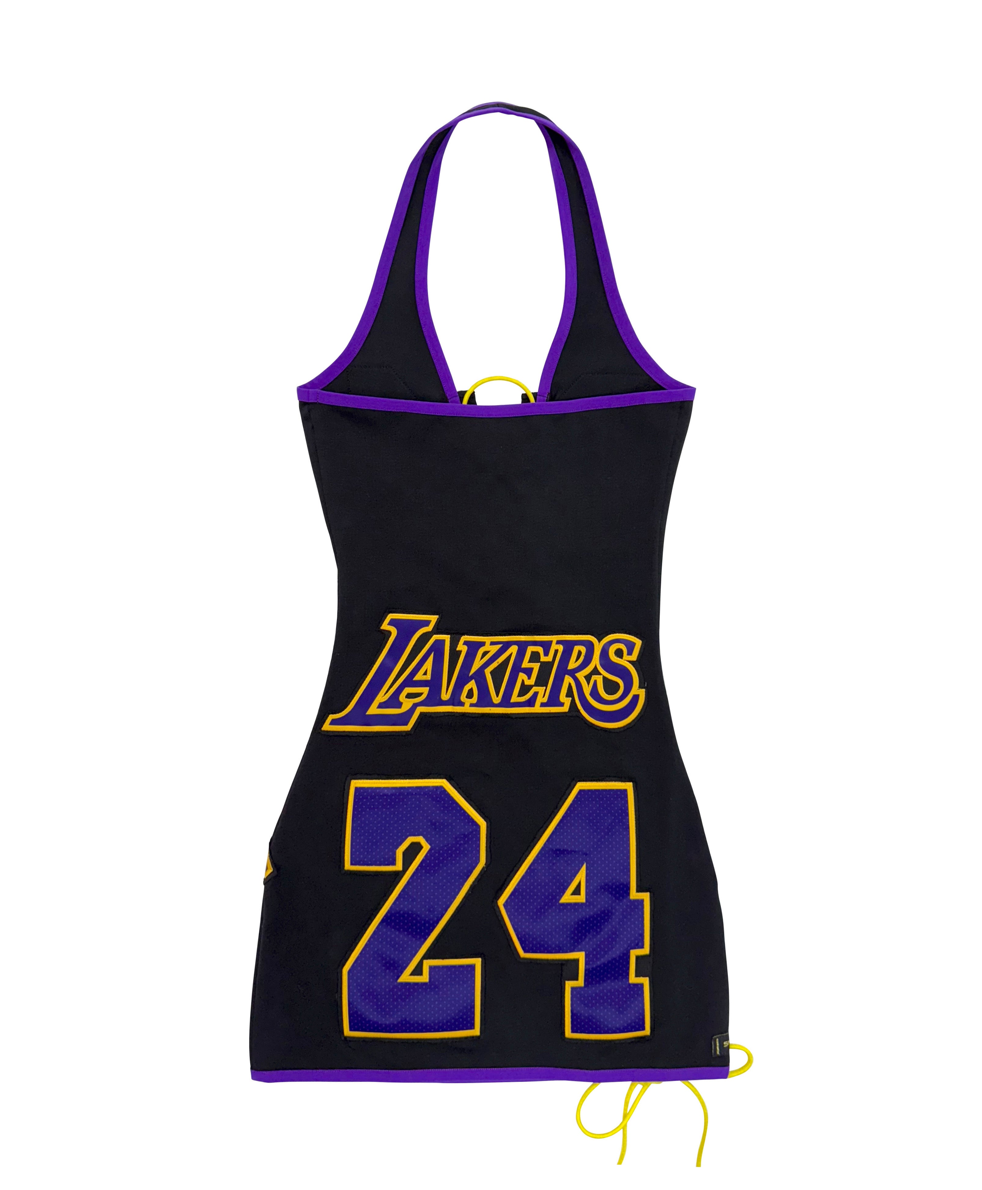 LAKERS LACE-UP DRESS BLACK