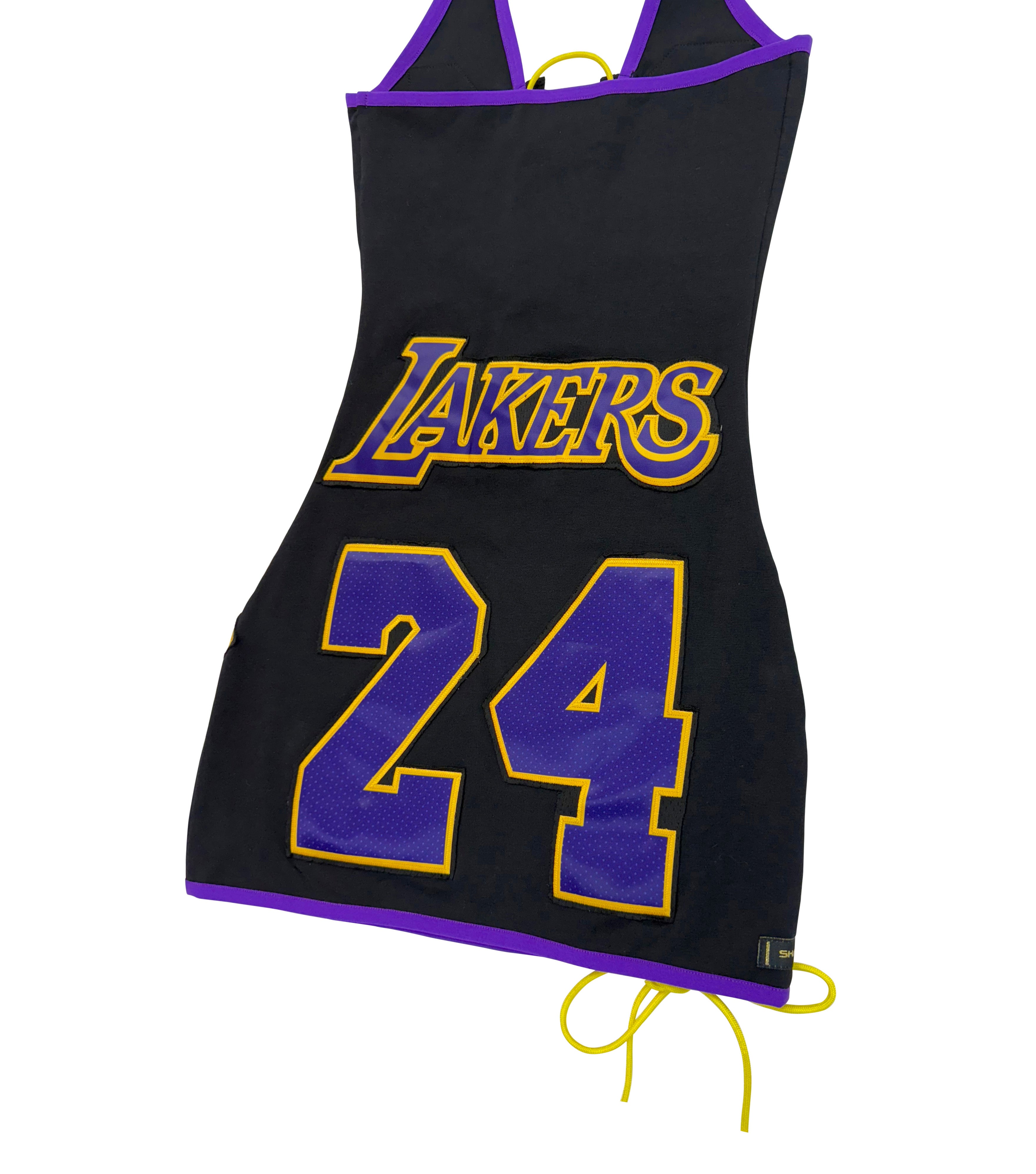 LAKERS LACE-UP DRESS BLACK