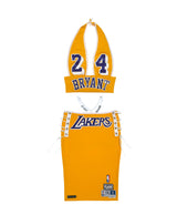 LAKERS YELLOW MIDI SKIRT SET