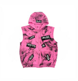 MATRIX SLEEVELESS ZIP-UP HOODIE