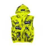 MATRIX SLEEVELESS ZIP-UP HOODIE