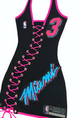 MIAMI HEAT LACE-UP DRESS