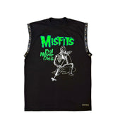 MISFITS GREEN EVIL STUDDED TEE