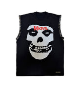 MISFITS SKULL STUDDED TEE