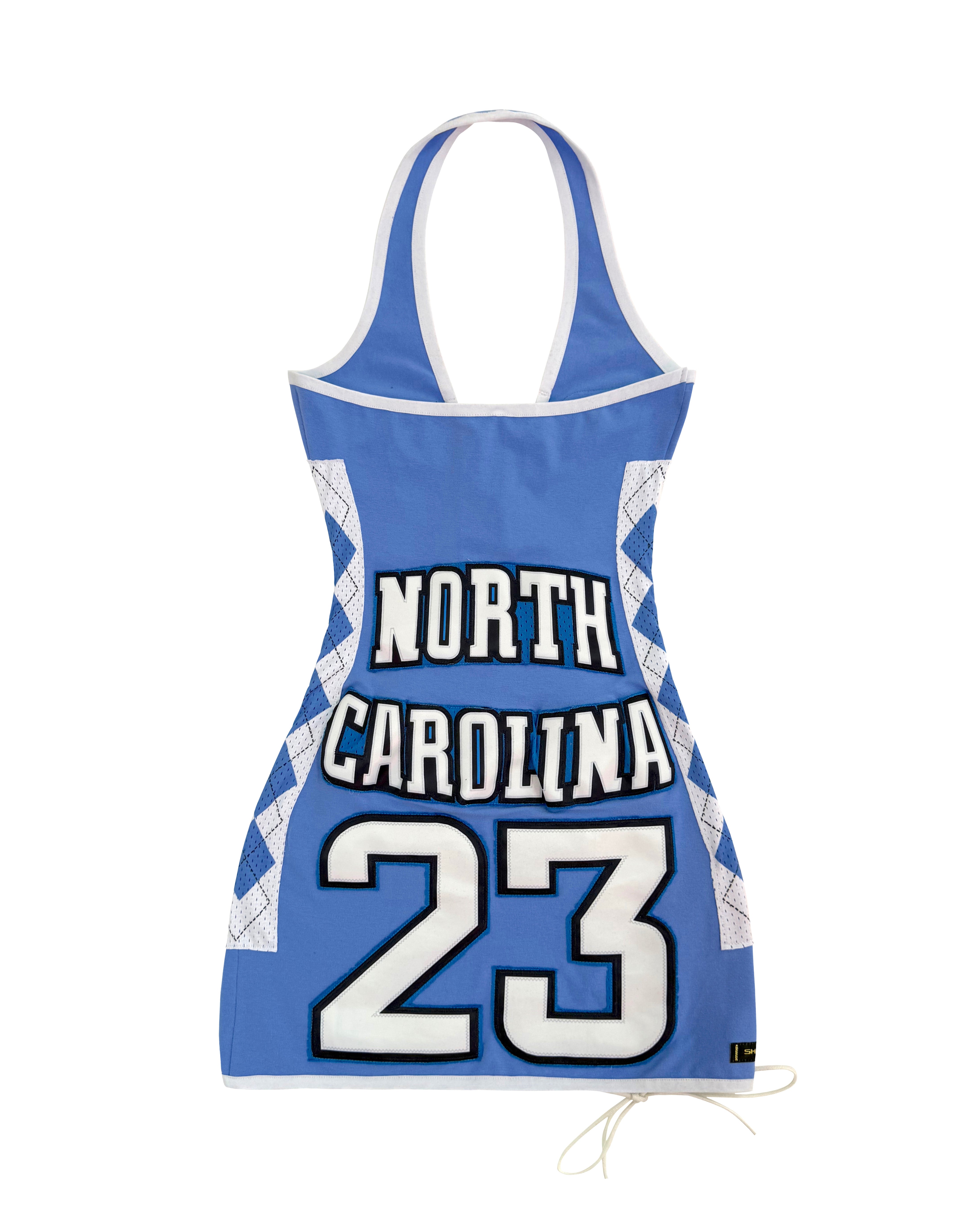 NORTH CAROLINA LACE-UP DRESS BLUE