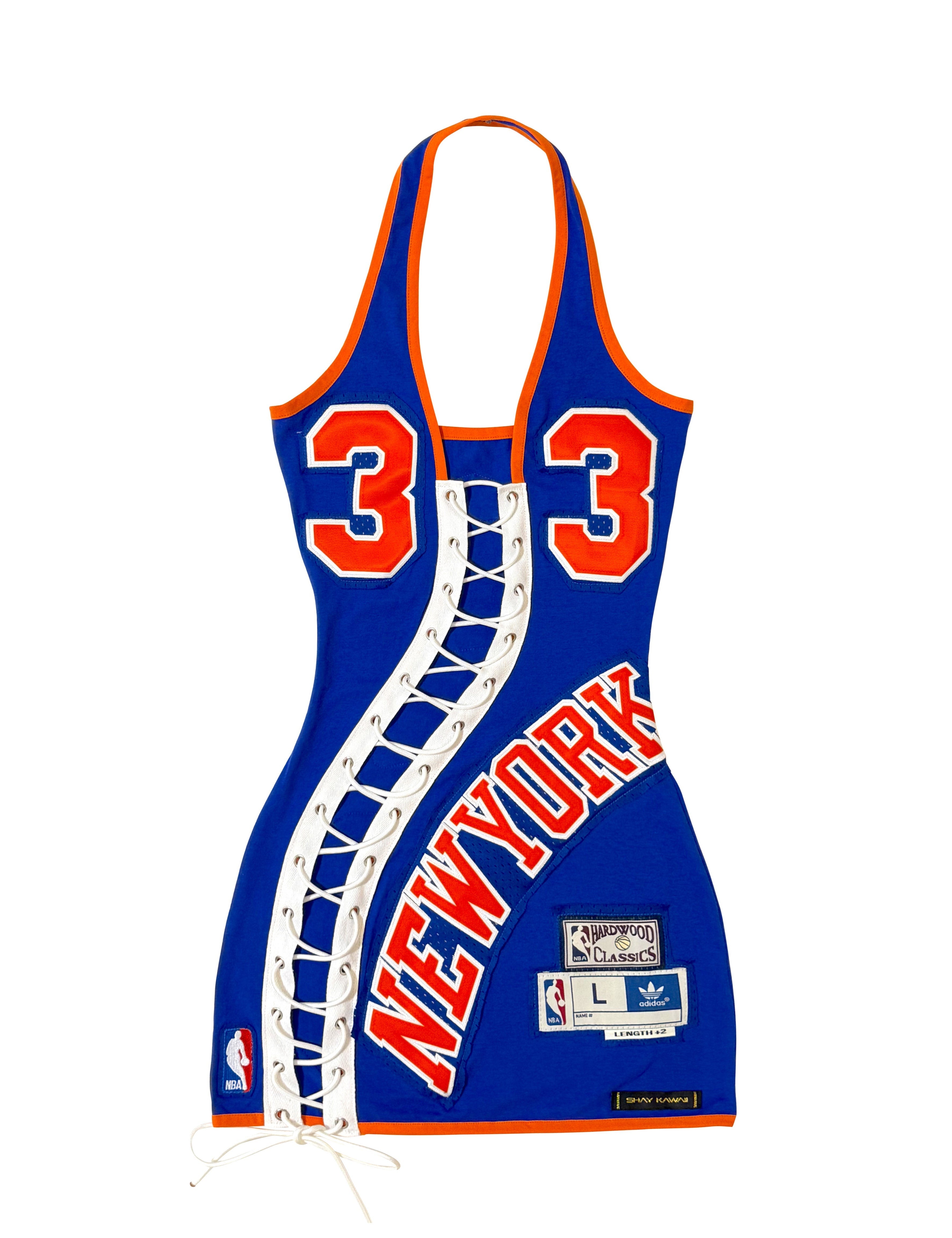 jersey dress knicks Nicole Jersey Mini Dress - Blue/combo