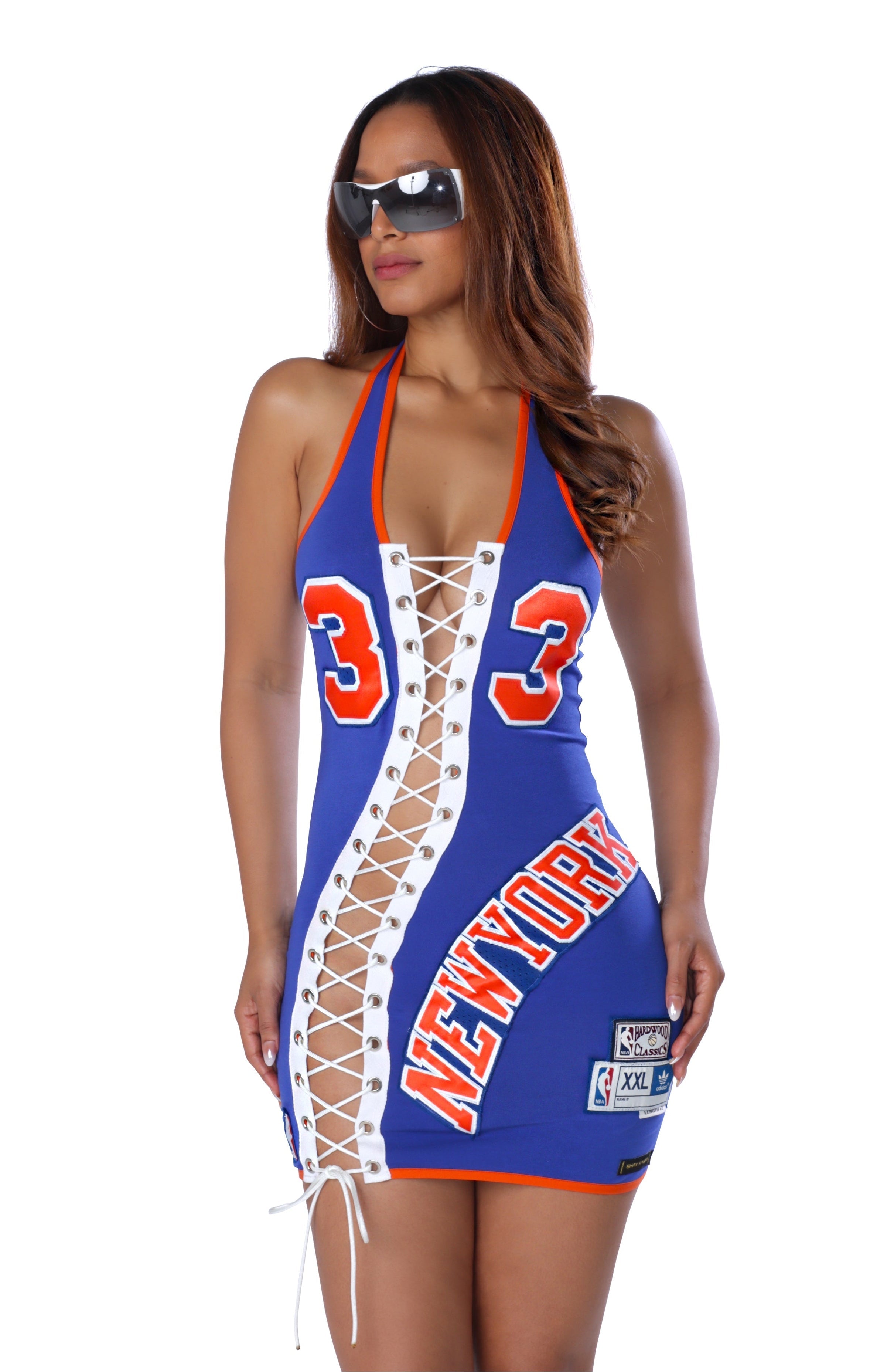 New YORK KNICKS DRESS EWING SMALL