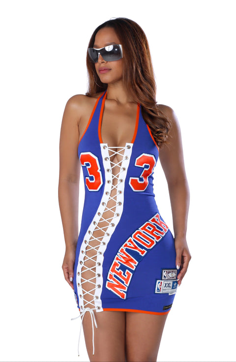New YORK KNICKS DRESS EWING SMALL