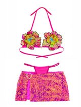 PARADISE SEQUINS SET PINK