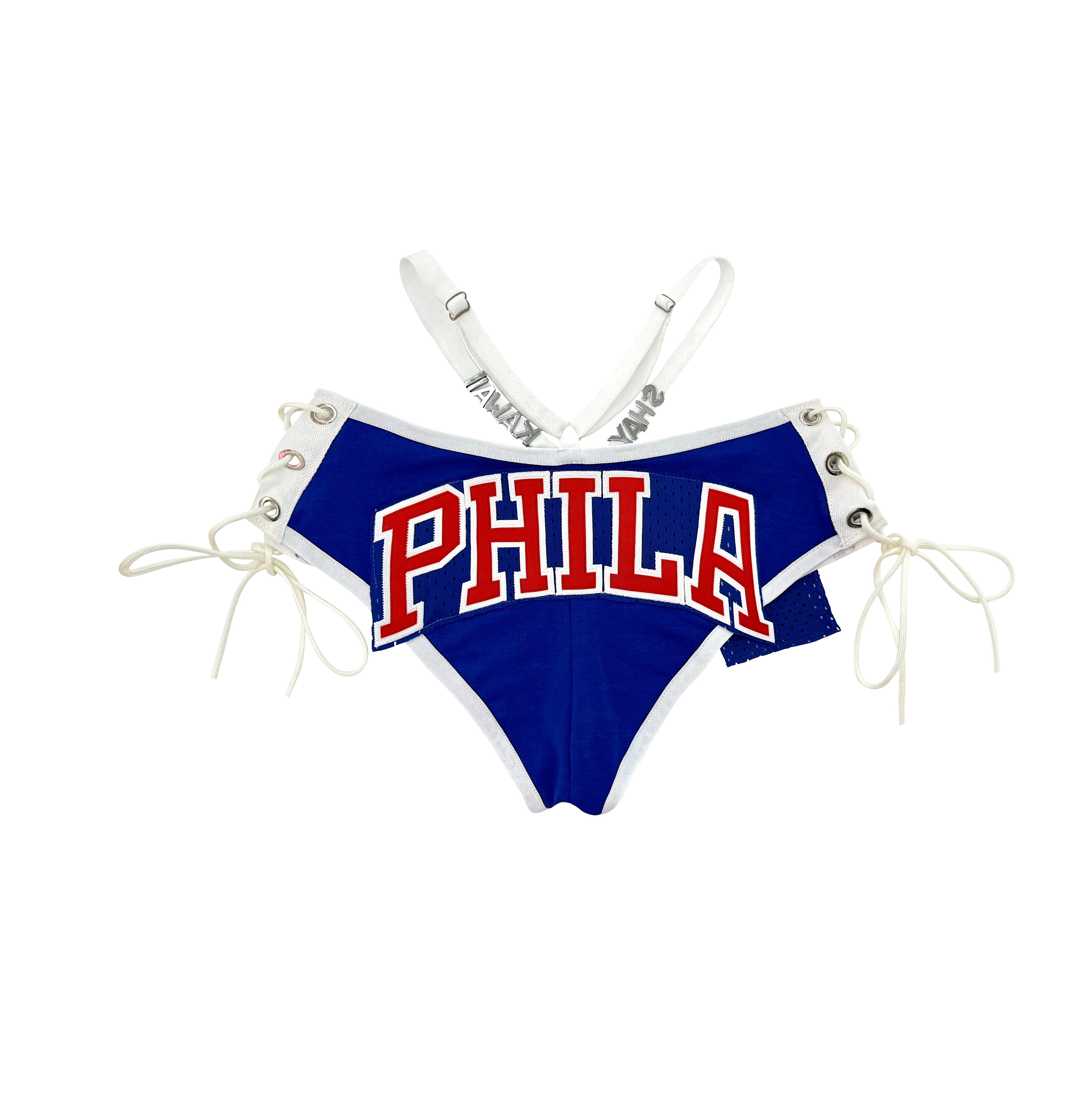 PHILLY SIXERS MINI SHORT SET (BLUE)