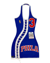 PHILLY SIXERS LACE-UP DRESS (BLUE)