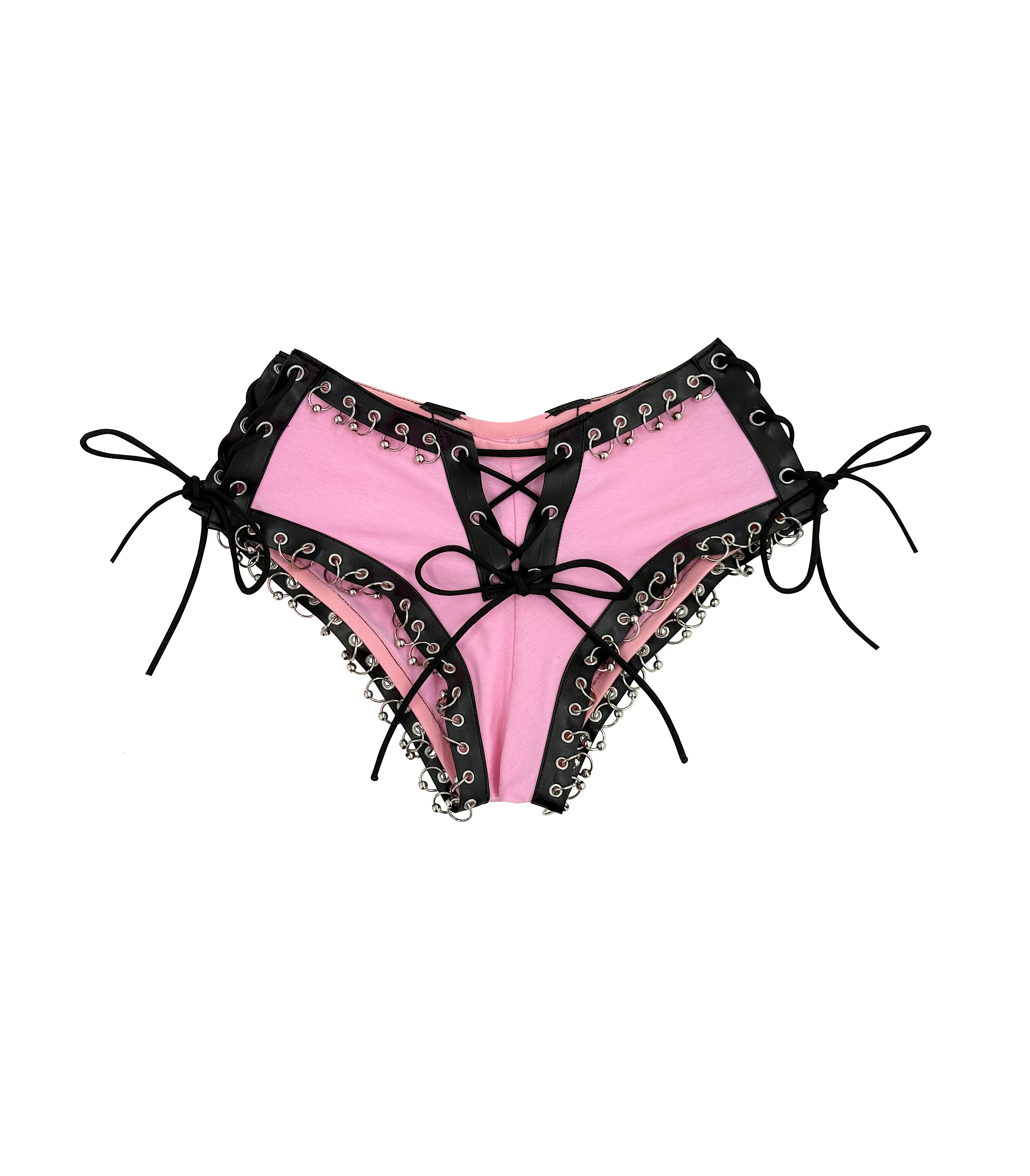 PIERCED DOLL MINI SHORTS