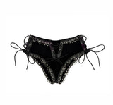 PIERCED DOLL MINI SHORTS