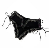 PIERCED DOLL MINI SHORTS