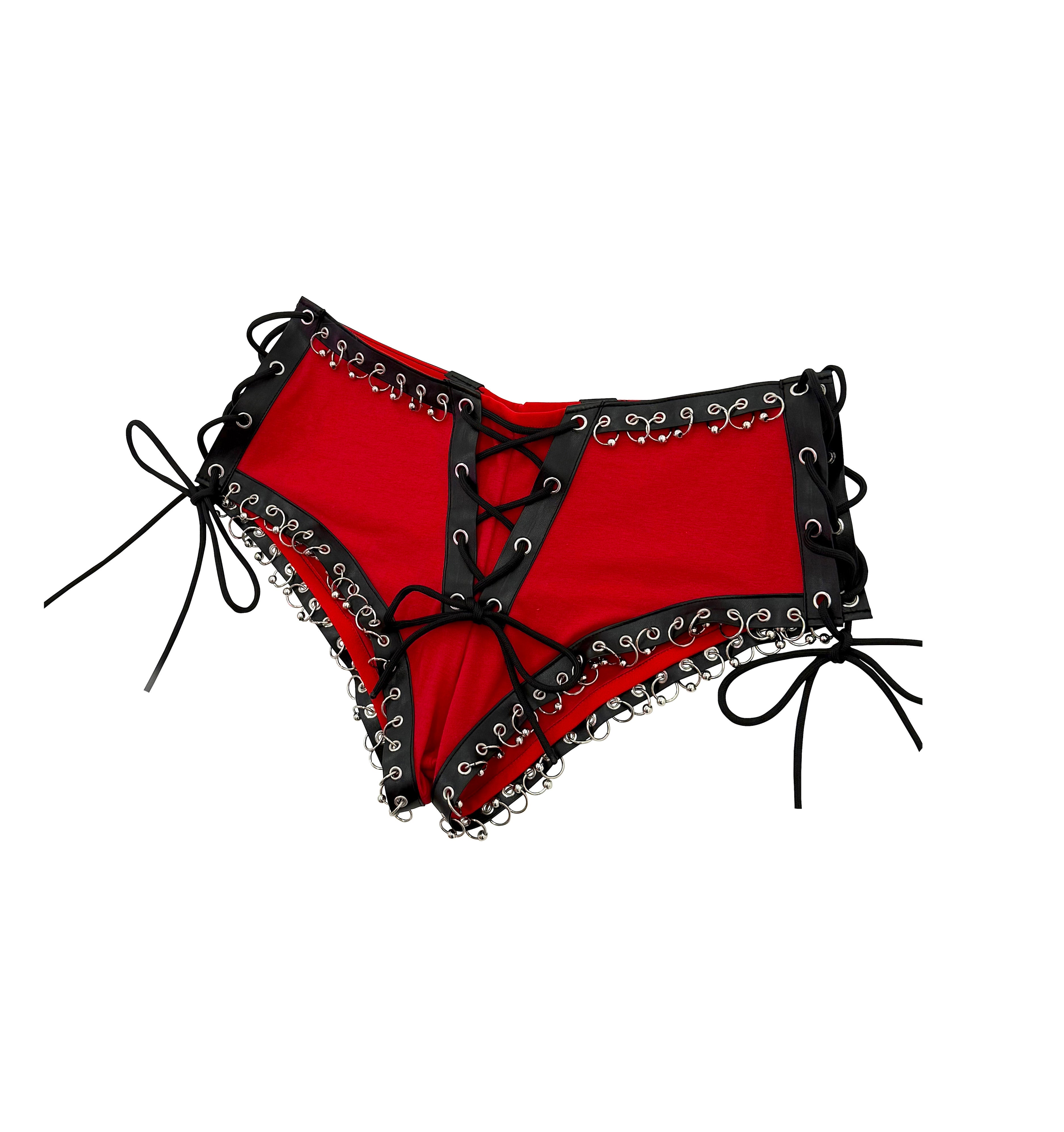 PIERCED DOLL MINI SHORTS
