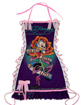 ED HARDY PURPLE SKULL DRESS