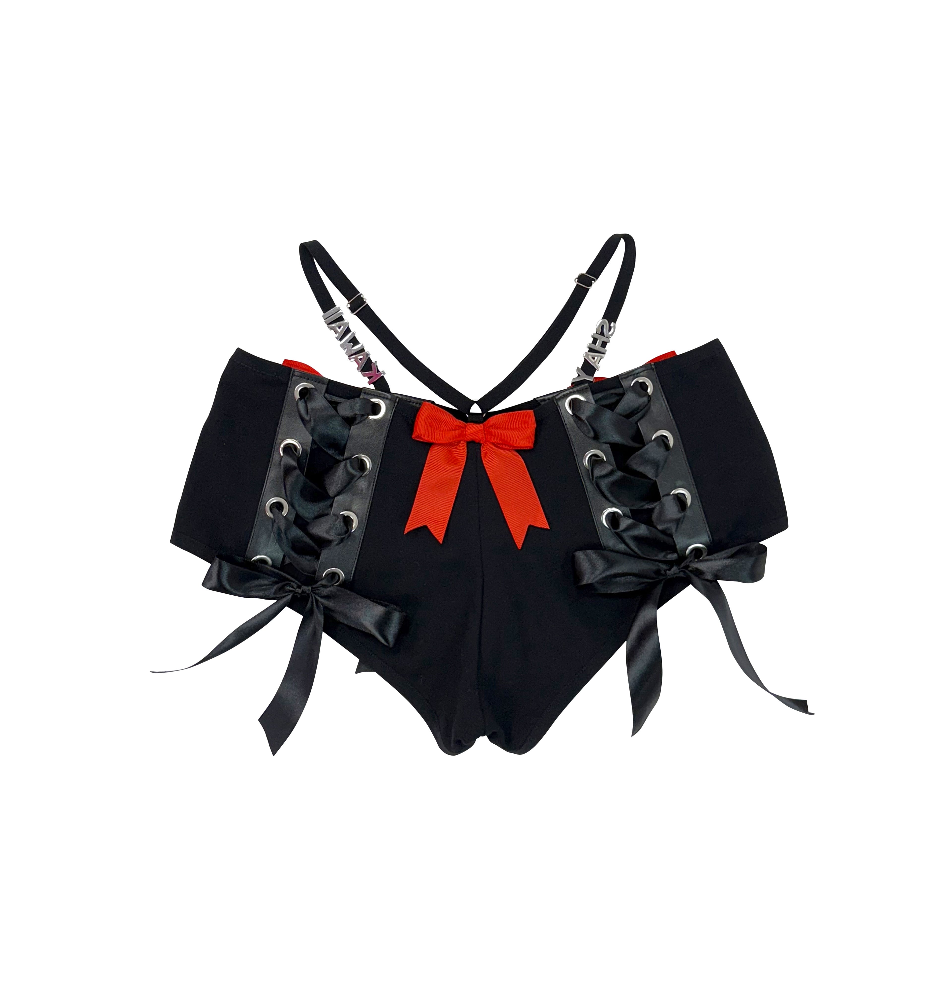 RIBBON & BOWS MINI SHORTS