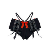 RIBBON & BOWS MINI SHORTS