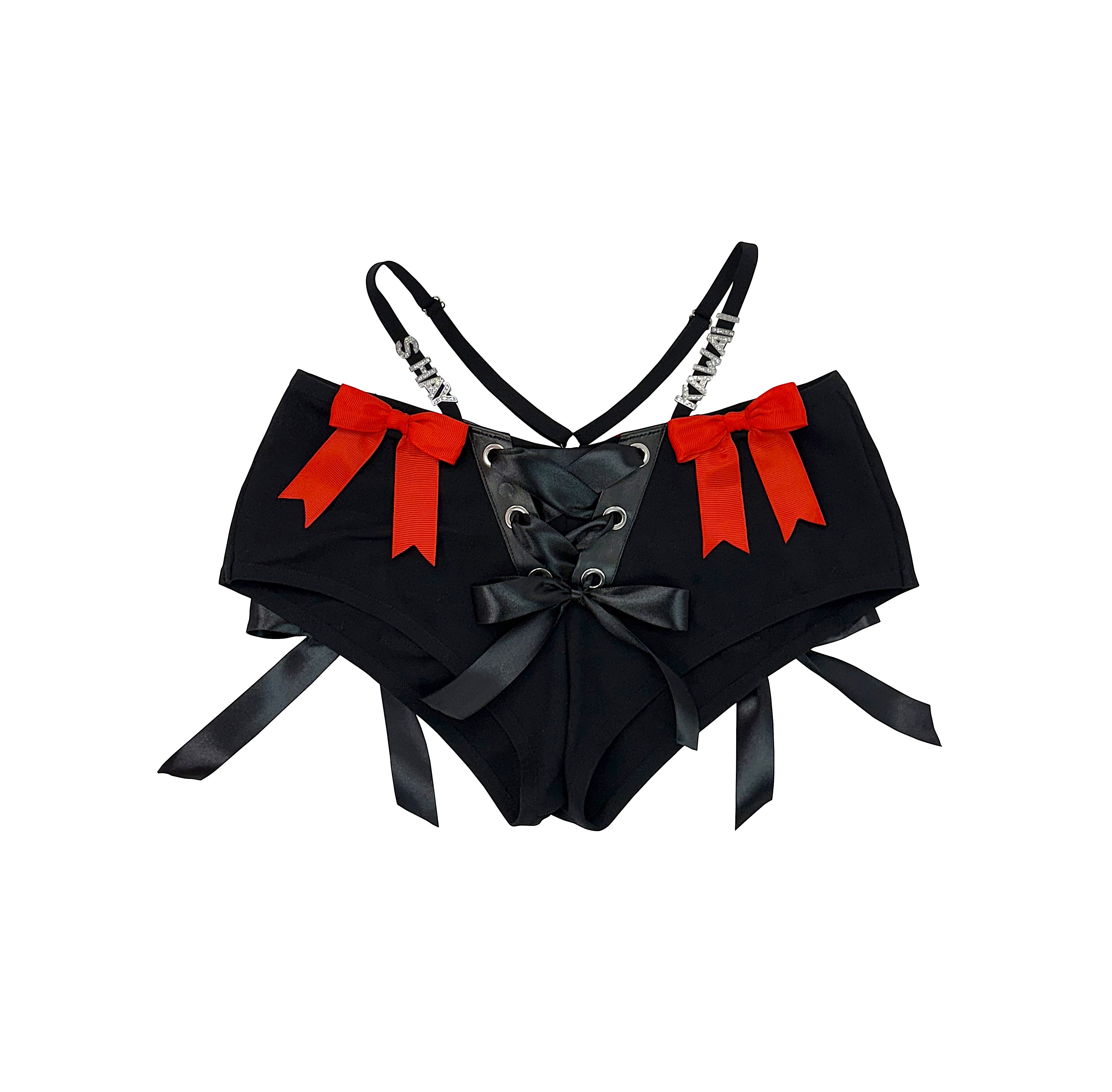 RIBBON & BOWS MINI SHORTS