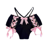 RIBBON & BOWS MINI SHORTS