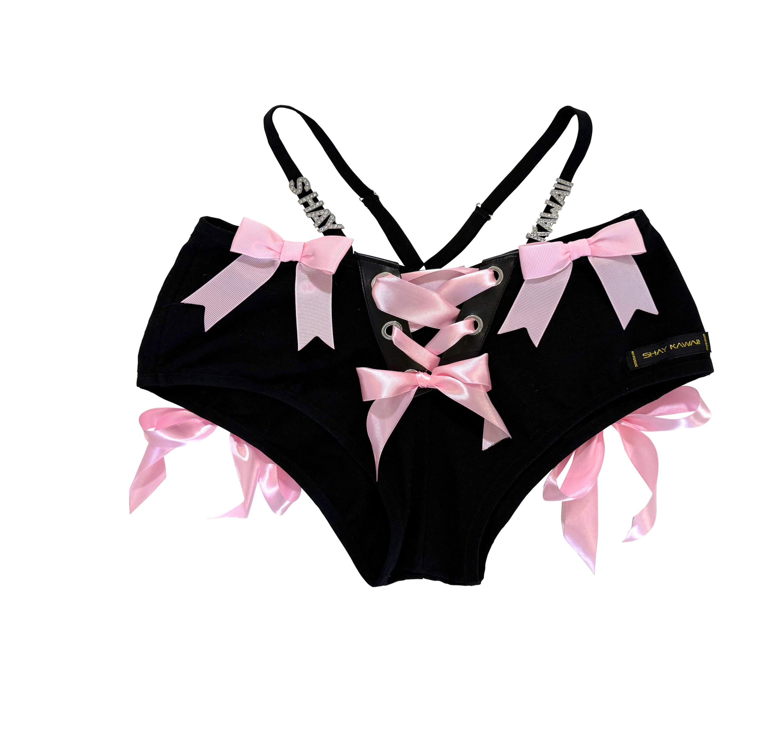 RIBBON & BOWS MINI SHORTS