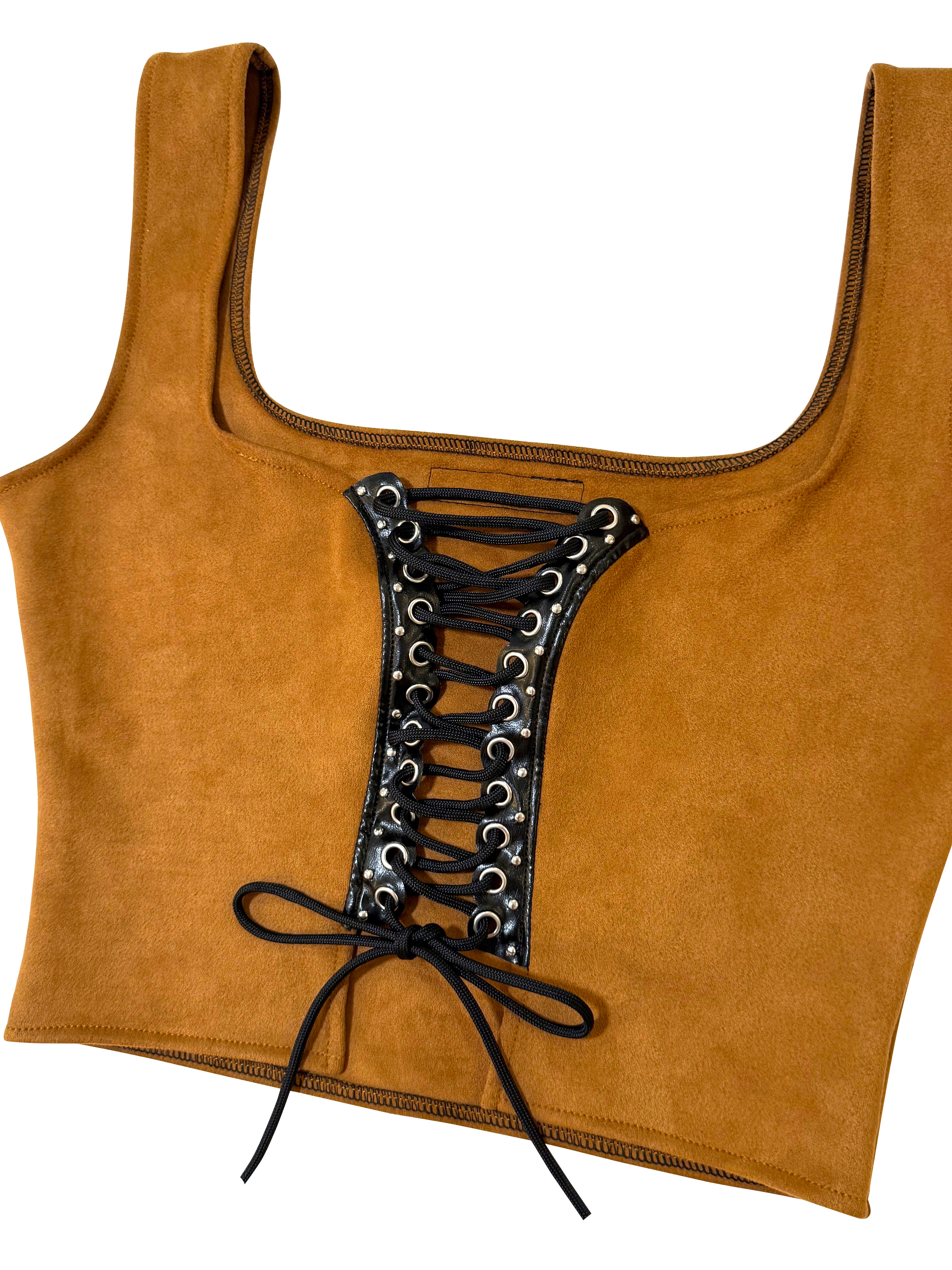 SALOON GIRL TOP AQUA