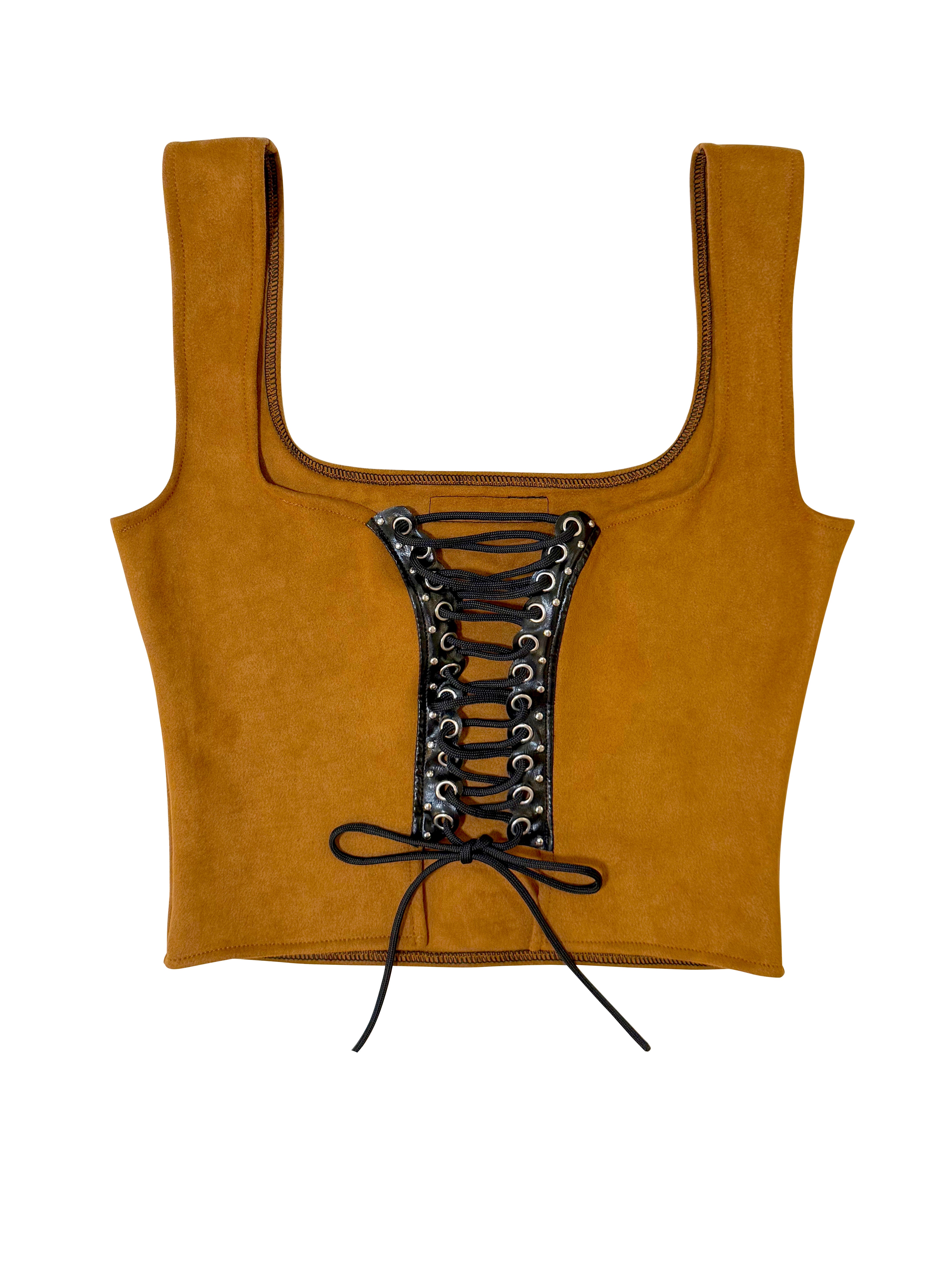 SALOON GIRL TOP AQUA