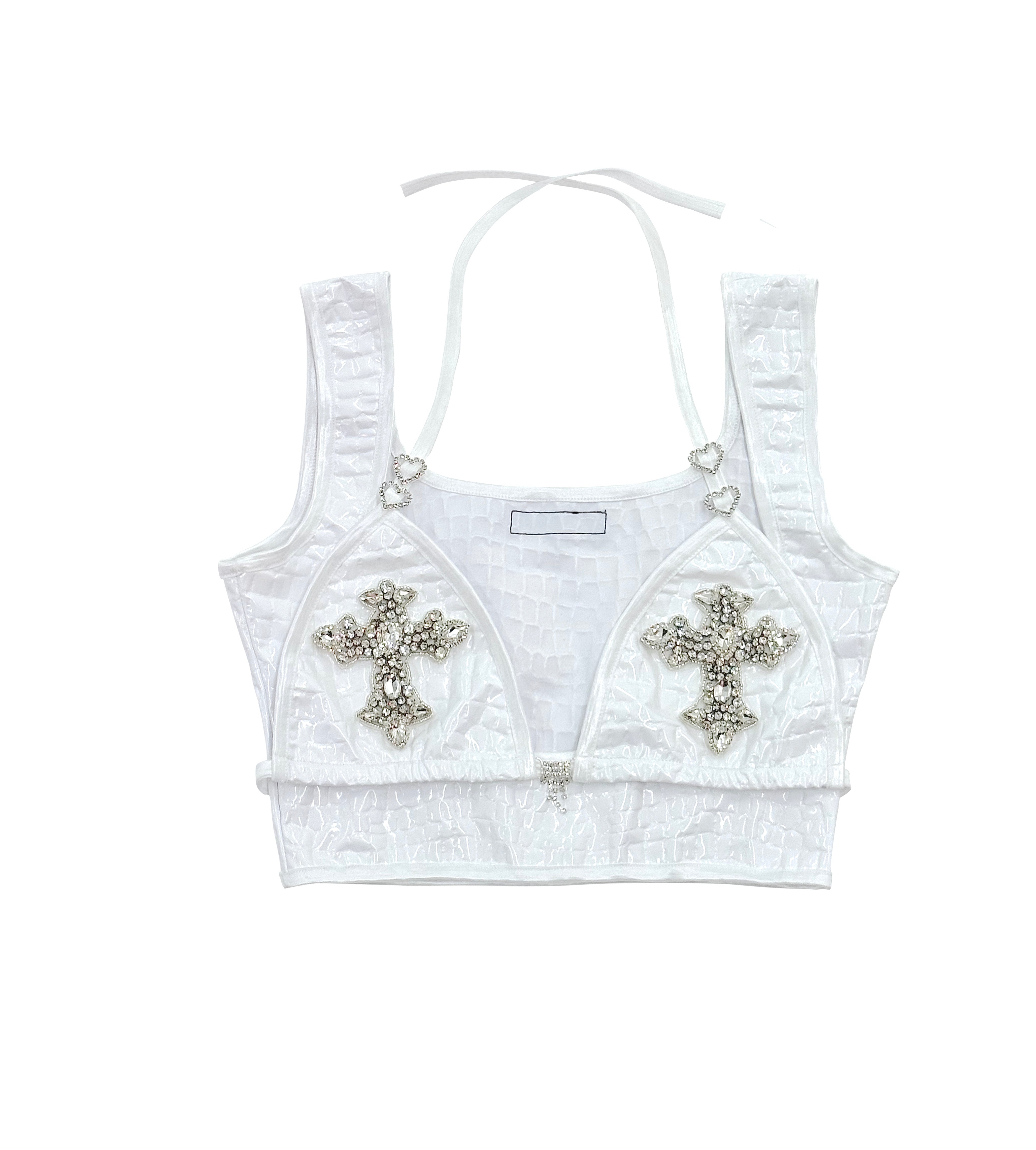 ENSEMBLE SOUTIEN-GORGE À ARMATURES SINNER BLANC