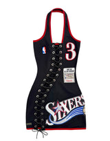PHILLY SIXERS LACE-UP DRESS (BLACK)