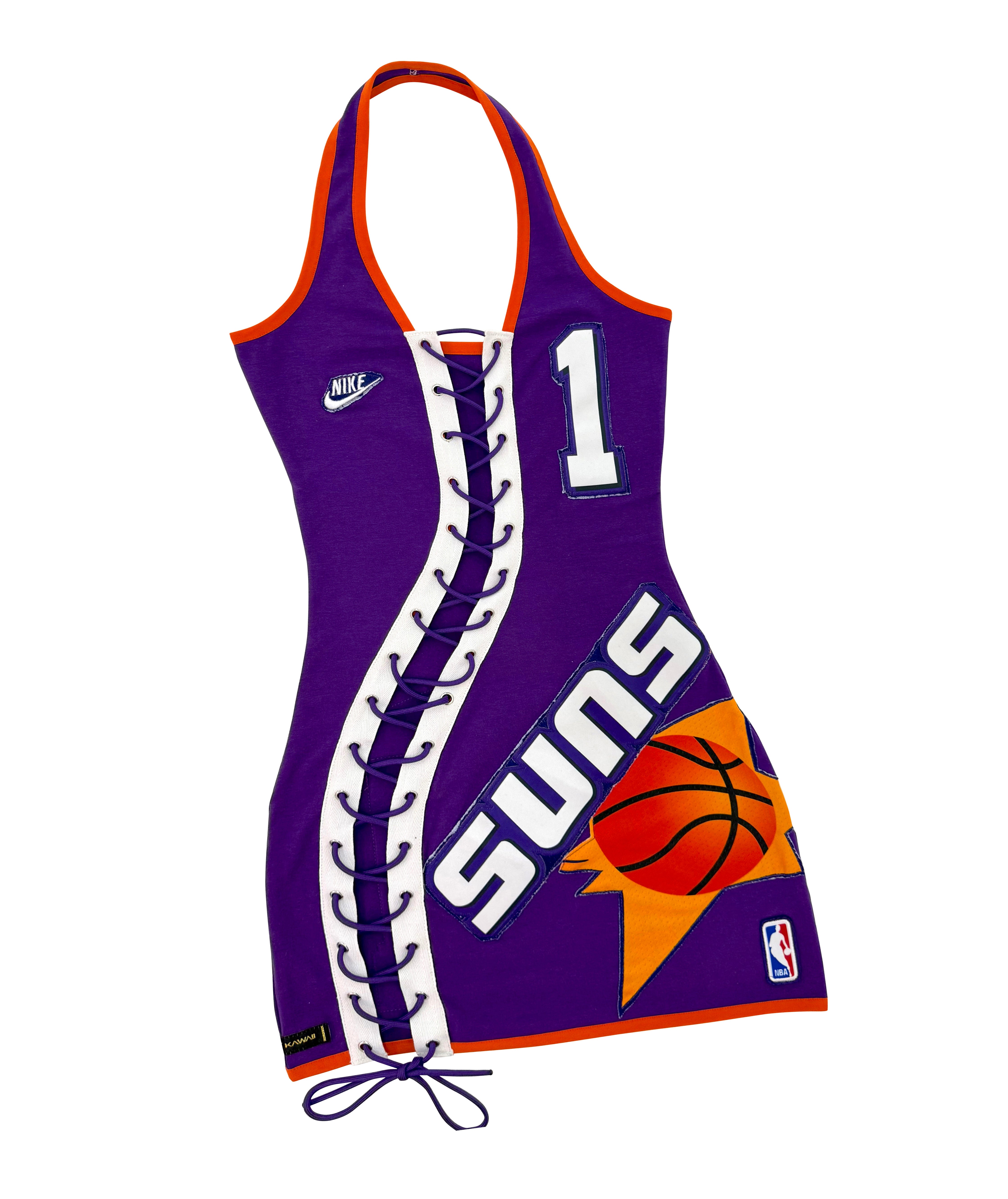 PHOENIX SUNS LACE-UP DRESS PURPLE