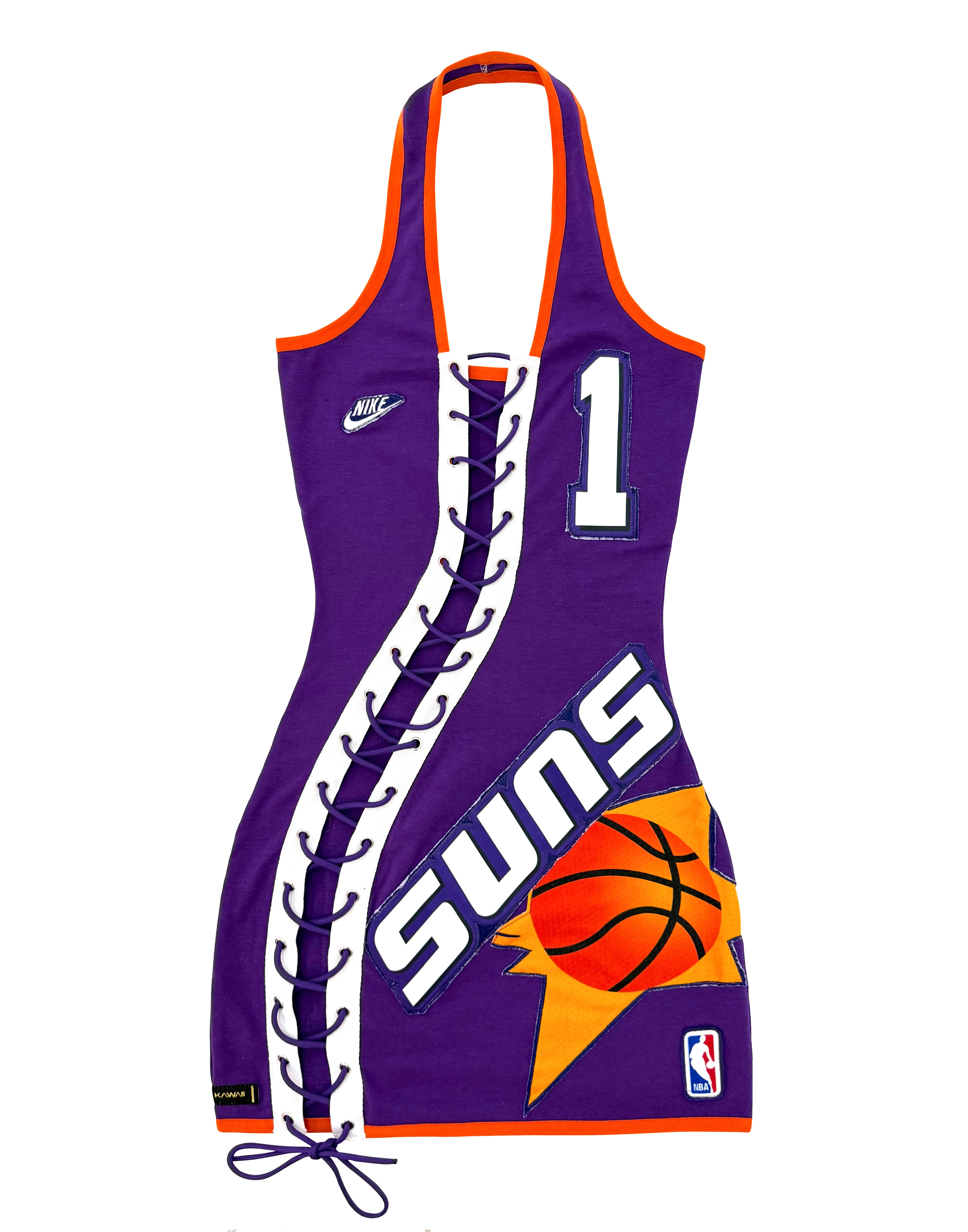 PHOENIX SUNS LACE-UP DRESS PURPLE