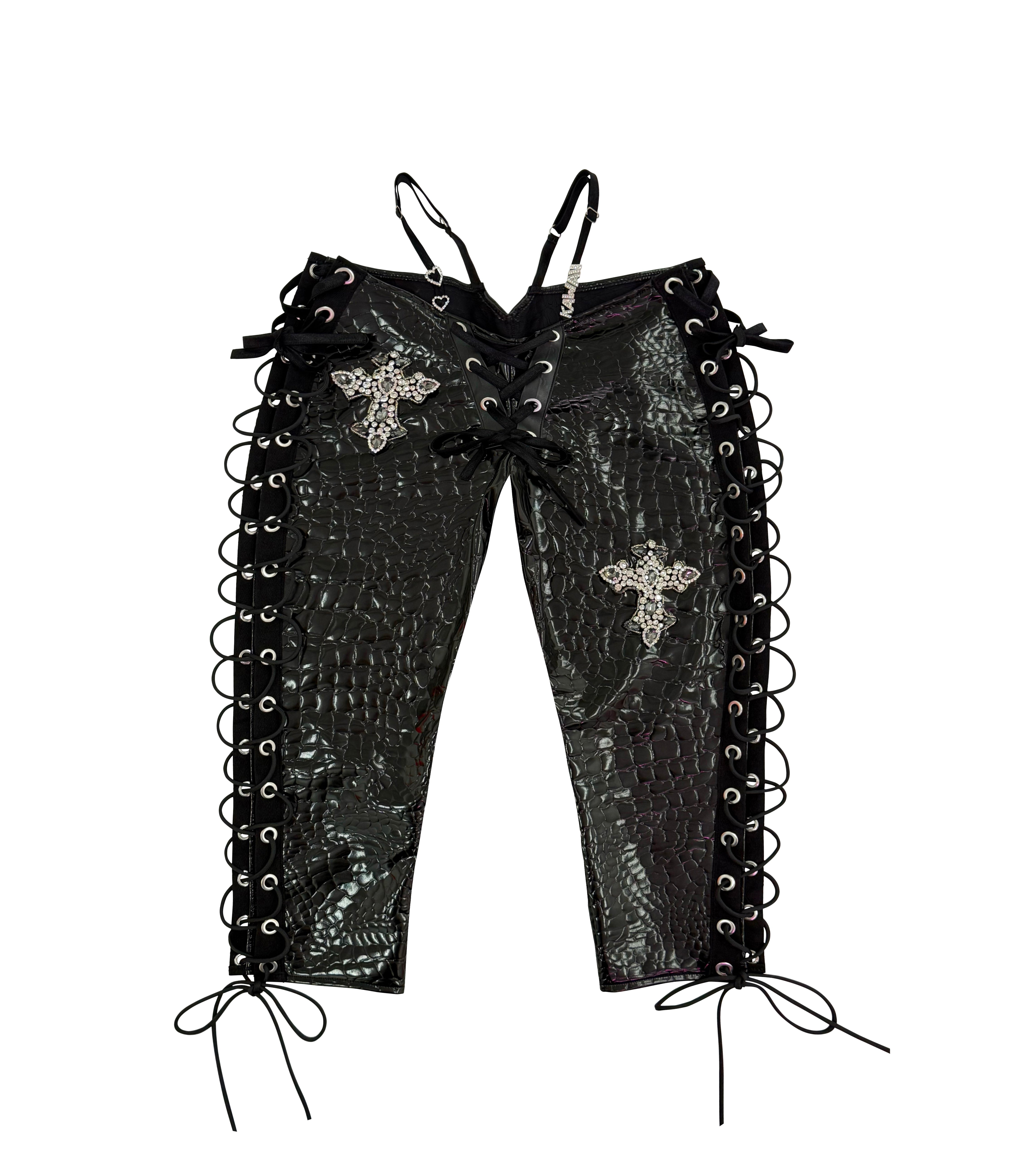 Pantalon Croc PEEKABOO Noir