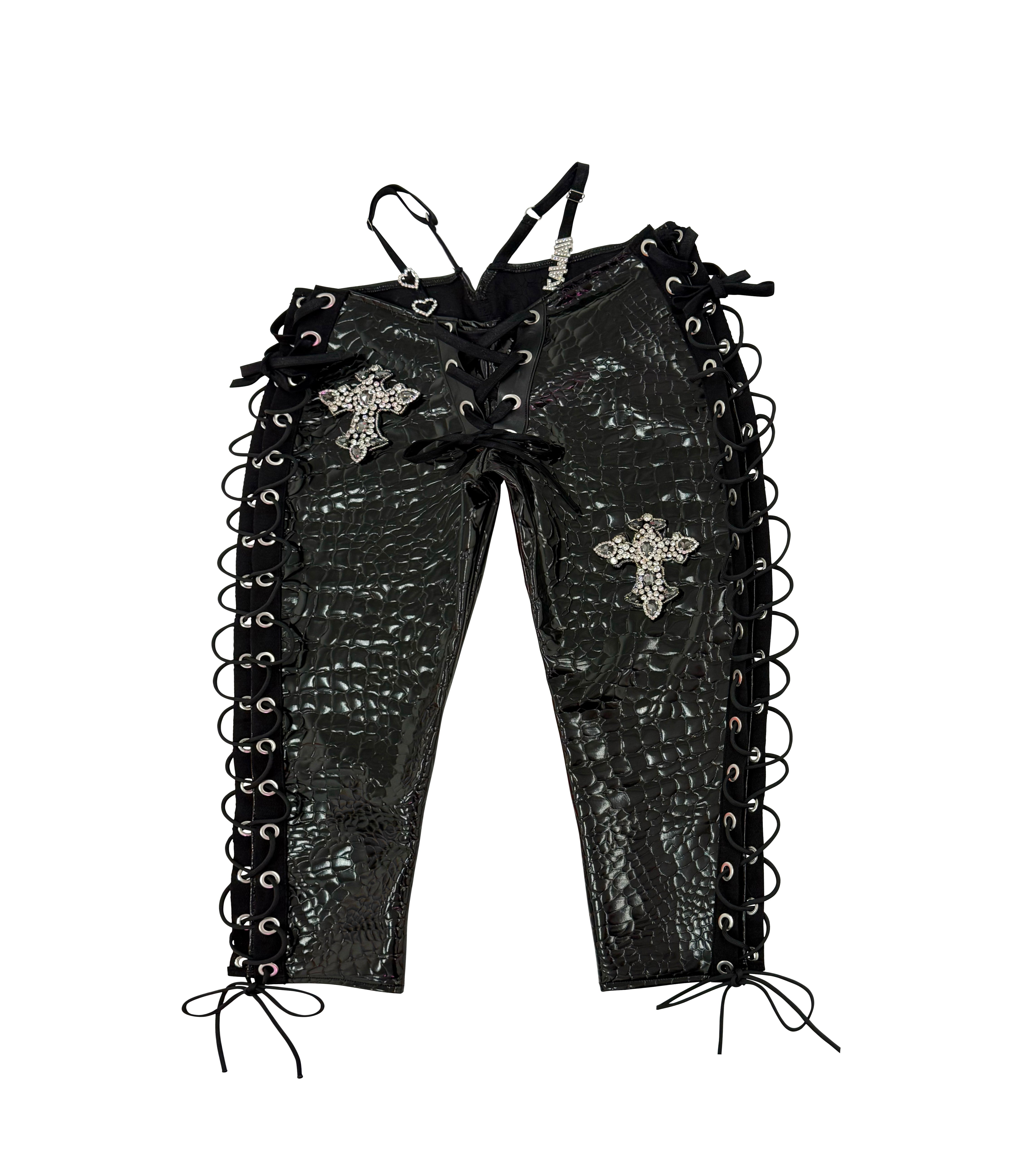 Pantalon Croc PEEKABOO Noir