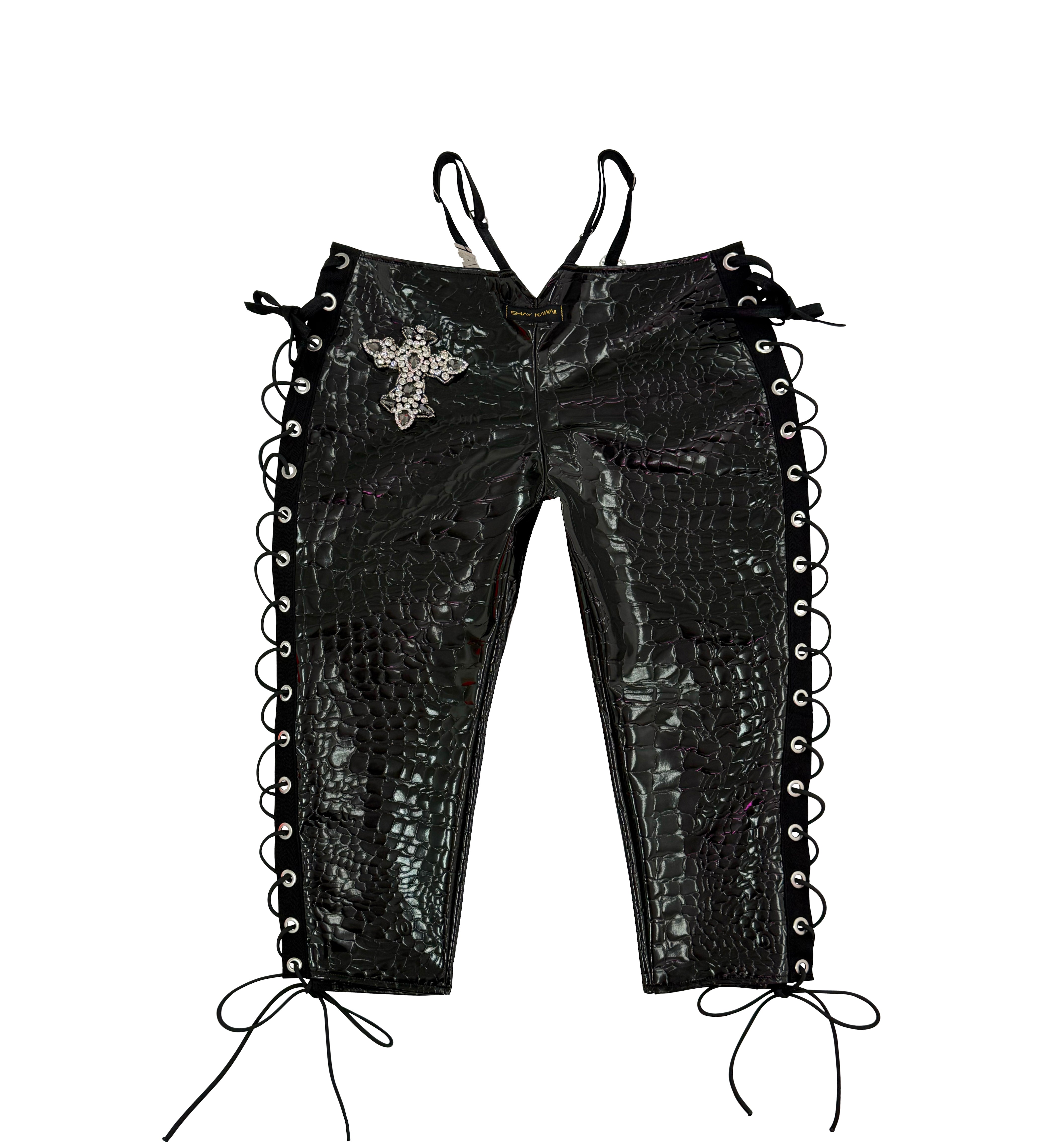 Pantalon Croc PEEKABOO Noir