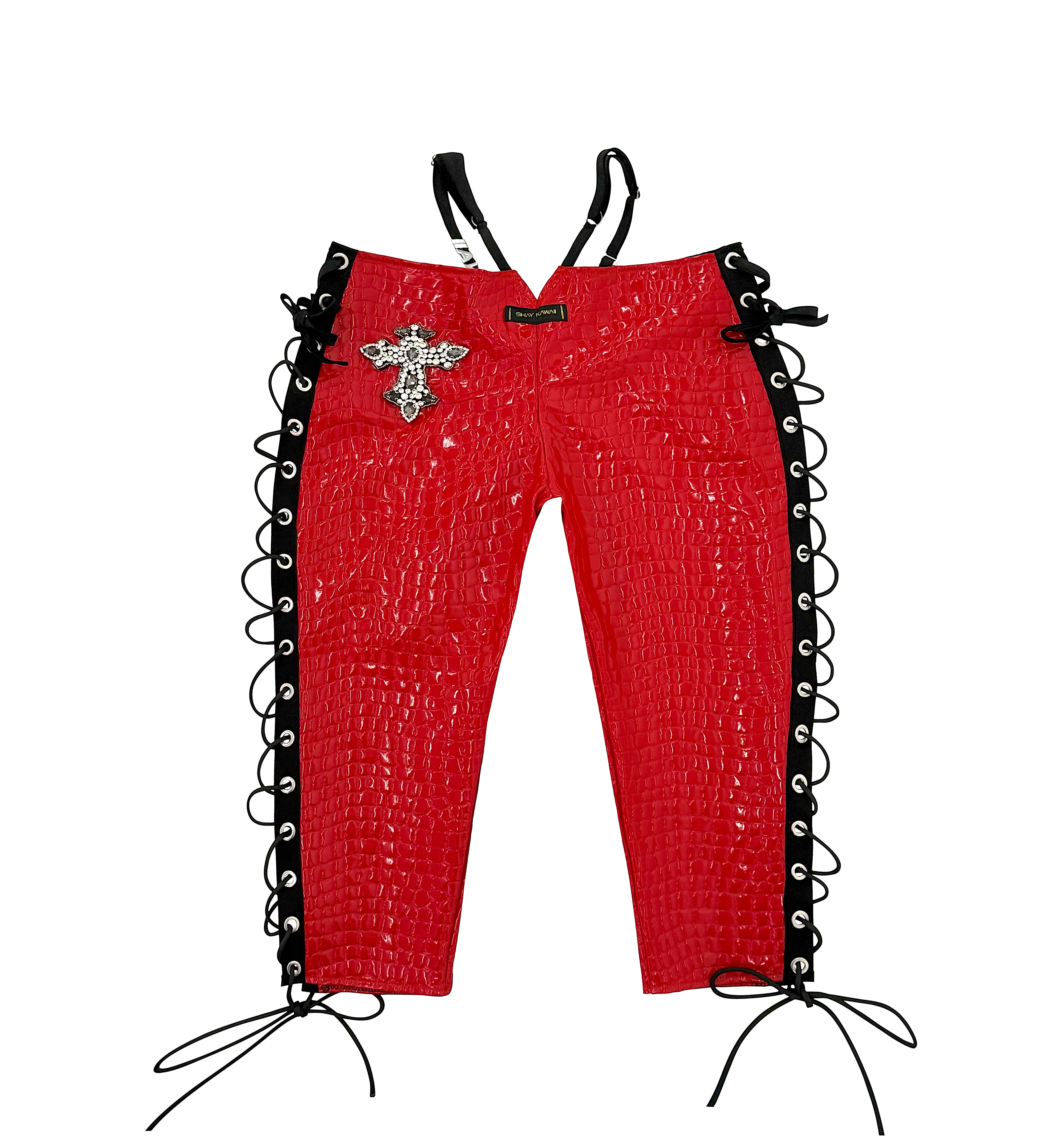 Pantalon Croc PEEKABOO Noir