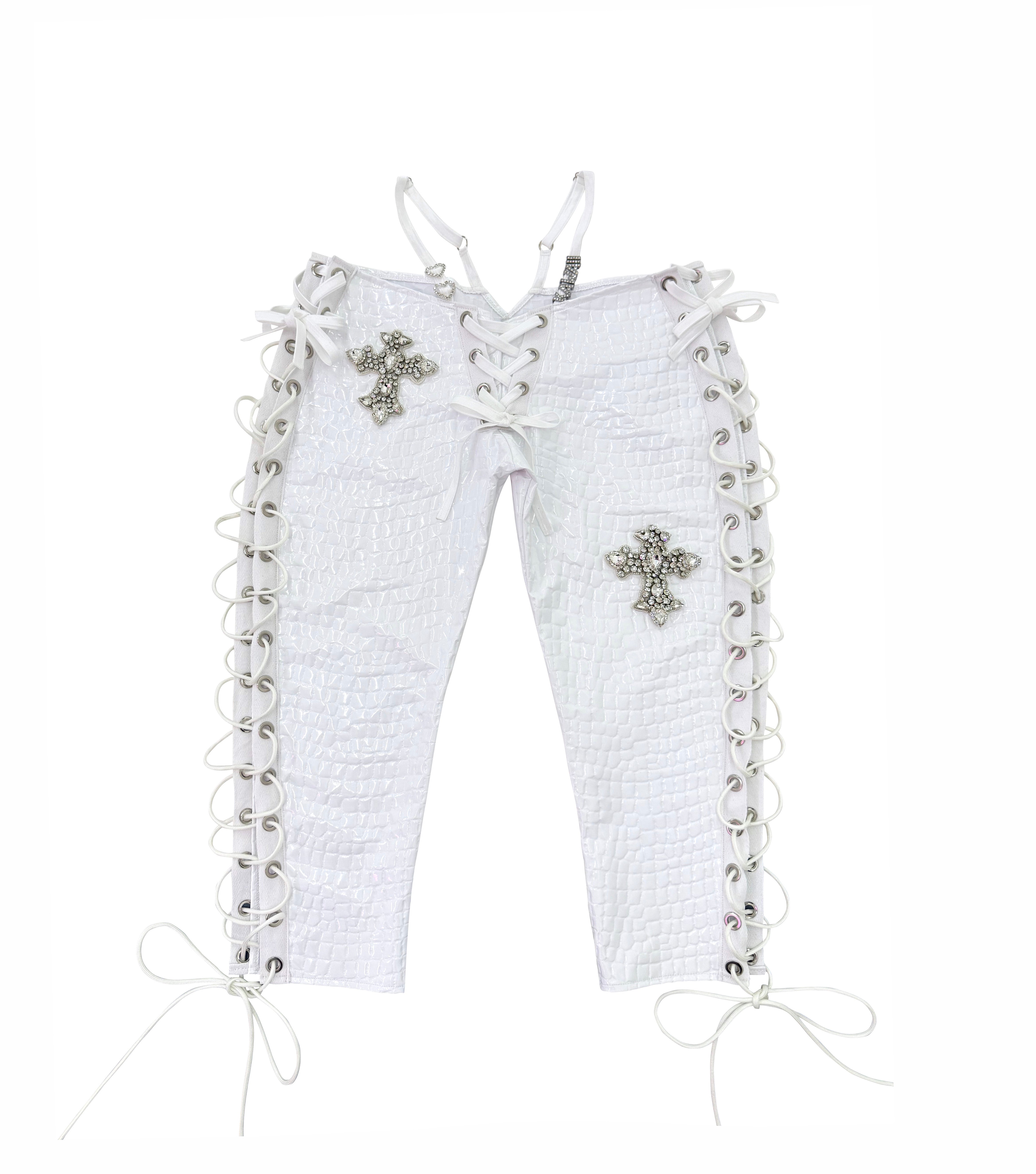 Pantalon Croc PEEKABOO Noir