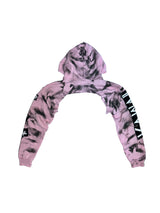SWEAT À CAPUCHE COURT TIE-DYE