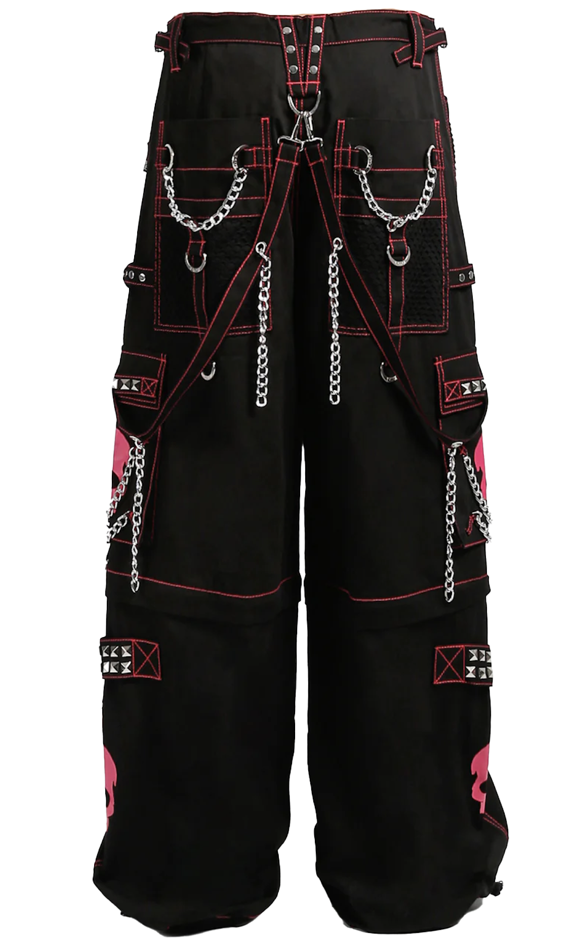 SUPER SKULL "ZIP OFF INTO SHORTS"  PINK PANTS by TRIPP NYC