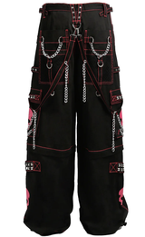 SUPER SKULL "ZIP OFF INTO SHORTS"  PINK PANTS by TRIPP NYC