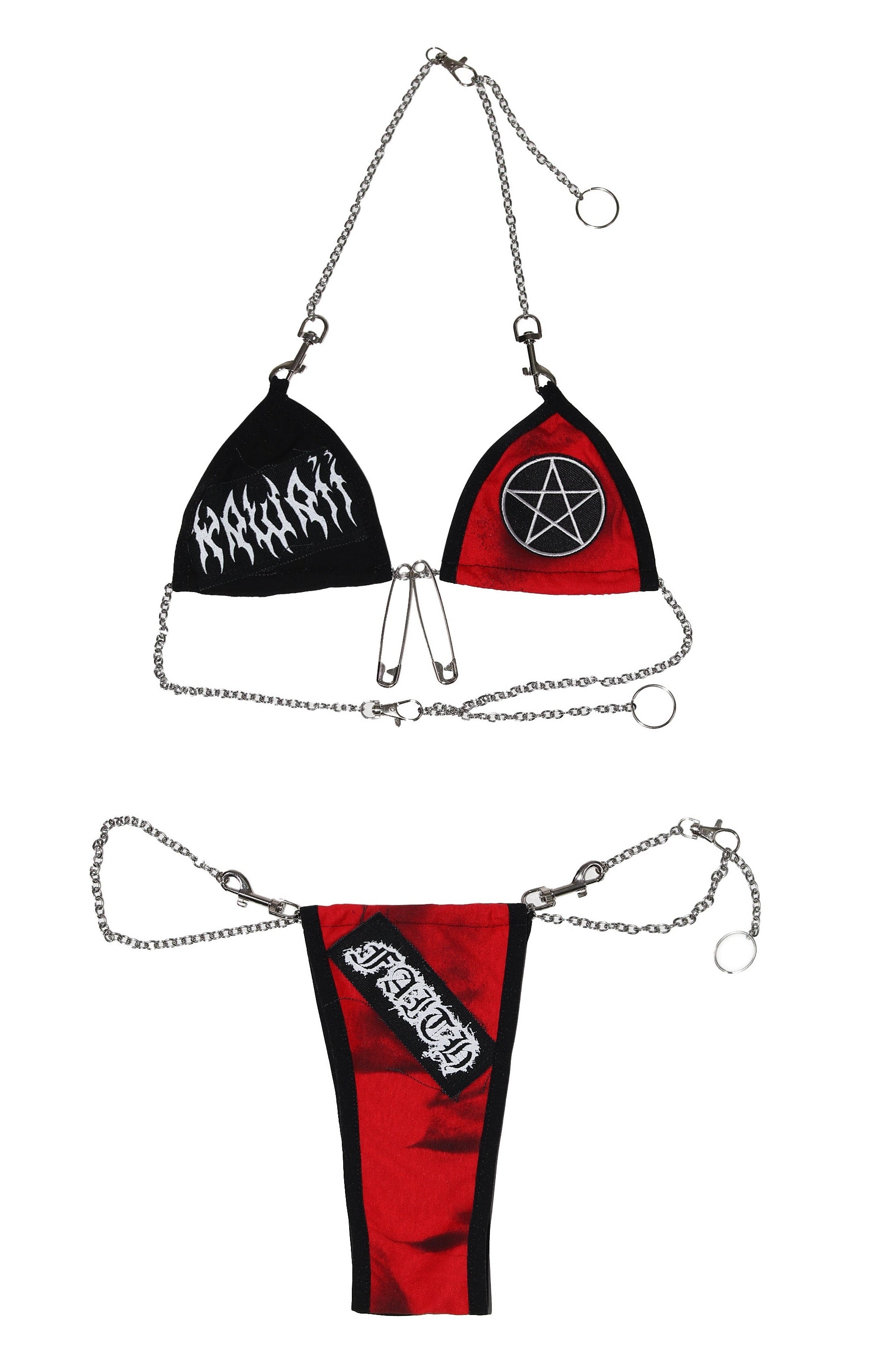 RTS TWO TONE MAVERICK BIKINI // size D cup XLARGE