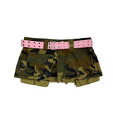 TACTICAL CAMOUFLAGE MINI SKIRT