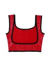 SINNER UNDERBUST SET RED