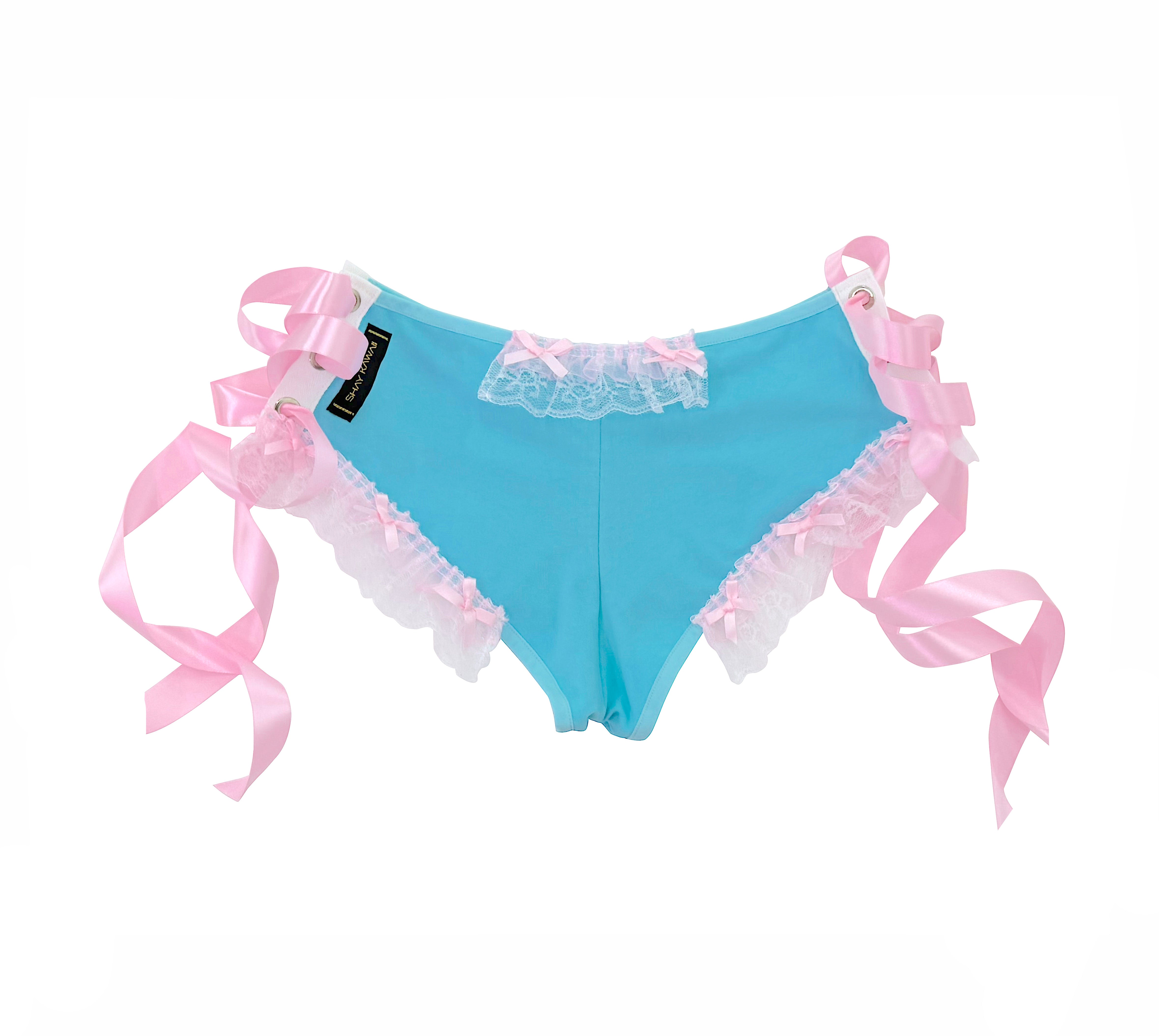 VERSAILLES MINI SHORTS BLUE