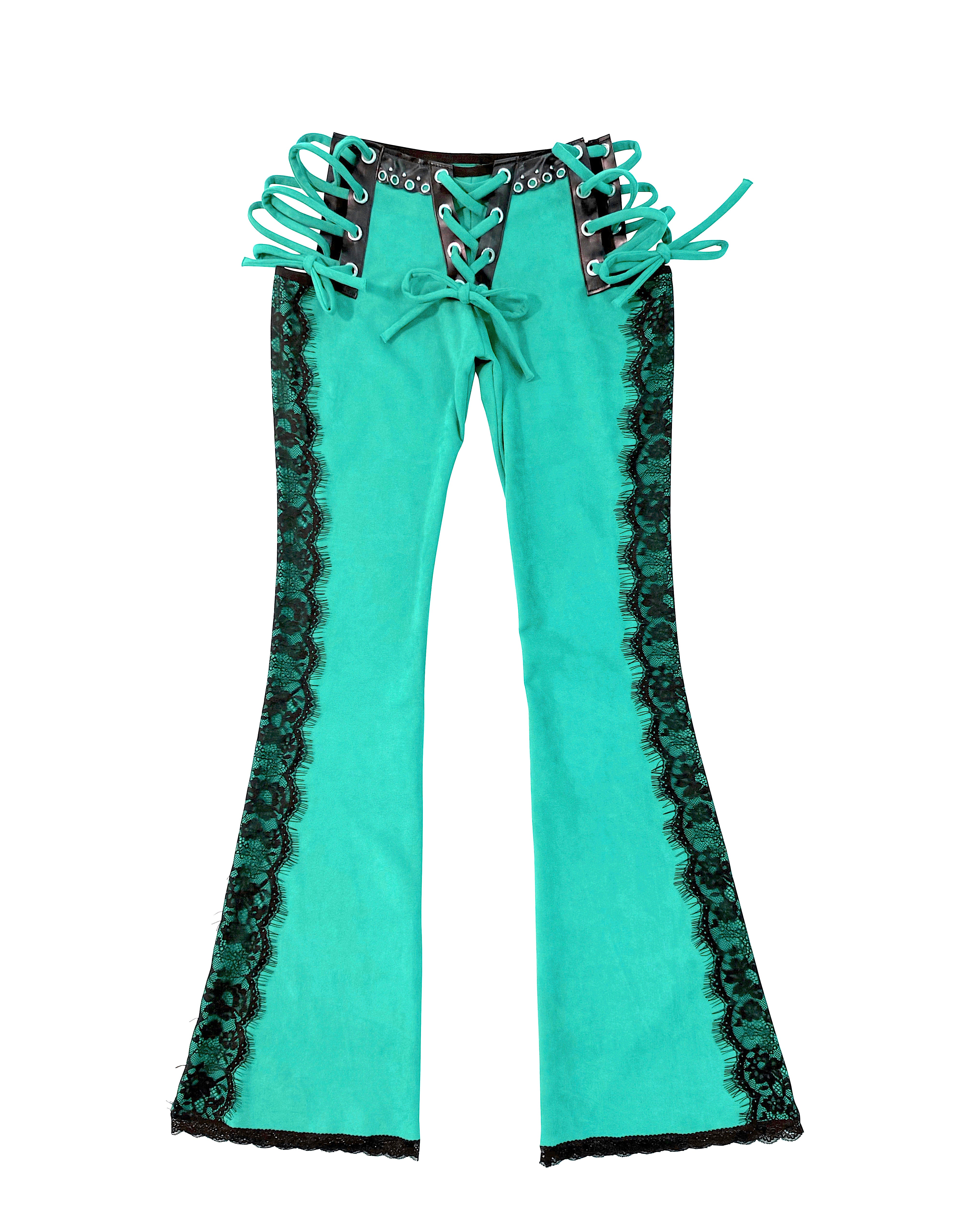 WESTERN GIRL PANTS AQUA