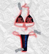 ACDC CHAIN BIKINI (BLACK or WHITE)